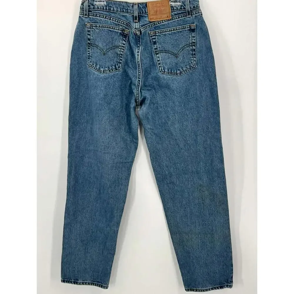 Levi's 560 Loose Fit Straight Leg Jeans Size 16 Cotton‎ Denim